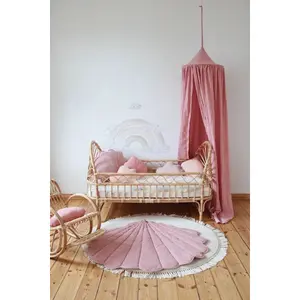 Oreiller nuage en lin Moi Mili Light Pink image-3