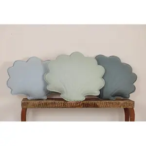 Cuscino in lino Moi Mili Baby Blue image-4