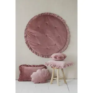 Velvet pillow Moi Mili Light Pink image-2