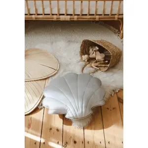 Velvet pillow Moi Mili Silver Pearl image-4