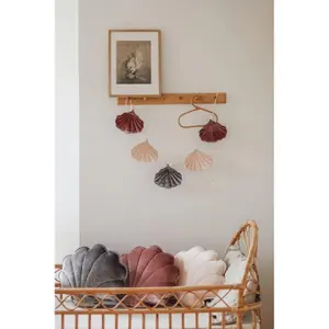 Velvet garland with shells Moi Mili Cosmic Pearl image-4