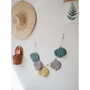 Ghirlanda di lino con conchiglie Moi Mili Eye of the Sea image-2
