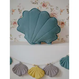 Ghirlanda di lino con conchiglie Moi Mili Eye of the Sea image-3