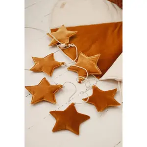 Velvet garland with stars Moi Mili Gold Dust image-1
