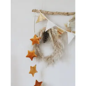 Velvet garland with stars Moi Mili Gold Dust image-3
