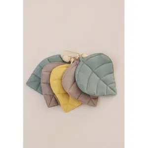 Linen garland with leaves Moi Mili Eye of the Sea image-1