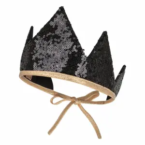 Crown and wand Moi Mili Black Sequins image-2