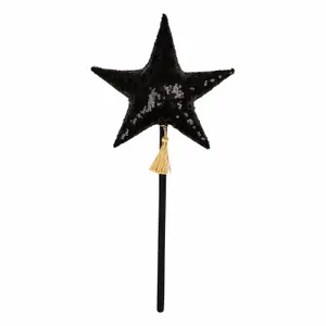 Crown and wand Moi Mili Black Sequins image-3
