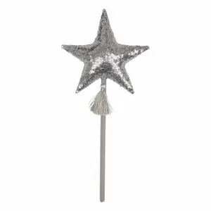 Crown and wand Moi Mili Silver Sequins image-3