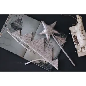 Crown and wand Moi Mili Silver Sequins image-4