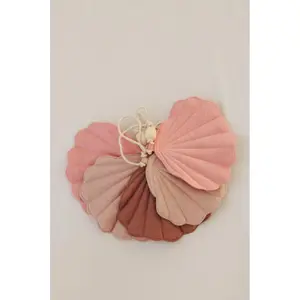 Garland with shells Moi Mili Powder pink image-1