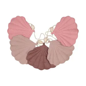 Garland with shells Moi Mili Powder pink image-0
