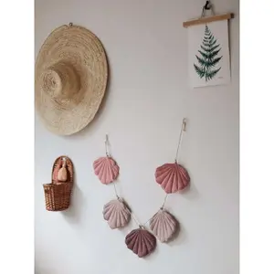 Garland with shells Moi Mili Powder pink image-4