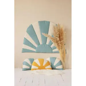 Children's linen sun carpet Moi Mili "Waves at the Ocean Beach" image-2