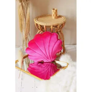 Velvet pillow Moi Mili Fucsia Pearl image-1