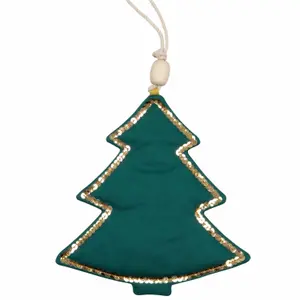 Cotton pendant Moi Mili Green Christmas Tree image-0