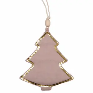 Colgante de lino Moi Mili Pink Christmas Tree image-0
