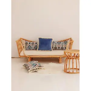 Cuscino con frange Moi Mili "Iris bleu à Istanbul" image-5