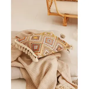 Cuscino con frange Moi Mili "Tribu Boho" image-2