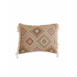 Cuscino con frange Moi Mili "Tribu Boho" image-0