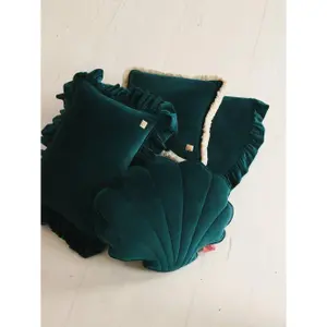 Velvet pillow Moi Mili Emerald image-2