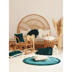 Velvet pillow Moi Mili Emerald image-3