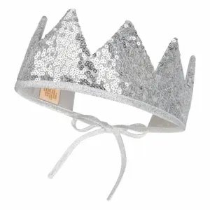 Fairytale wreath Moi Mili Silver Sequins image-1