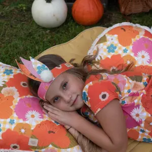 Children's Indian headband Moi Mili Picnic with flowers image-1