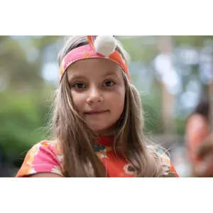 Children's Indian headband Moi Mili Picnic with flowers image-3