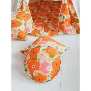 Cushion Moi Mili Picnic with flowers image-0