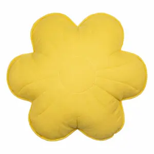 Coussin en velours fleuri Moi Mili Sunflower image-0