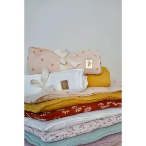 Set of 2 baby towels Moi Mili Cream image-1