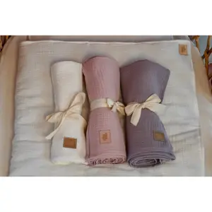 Set of 2 baby towels Moi Mili Gray image-1
