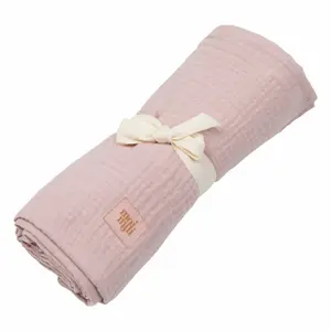 Baby muslin Blanket Moi Mili Baby pink image-1