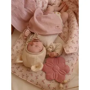Baby muslin Blanket Moi Mili Baby pink image-2