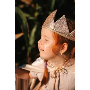 Imagination games: crown and magic wand Moi Mili Rose Gold Sequins image-0