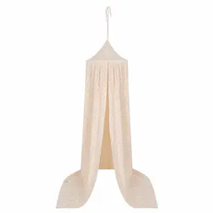 Auvent de lit en mousseline Moi Mili Purple Forget-me-not image-0