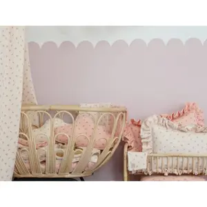 Auvent de lit en mousseline Moi Mili Purple Forget-me-not image-3