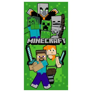 Children's towel Mojang Studios Minecraft Microfibre Beach