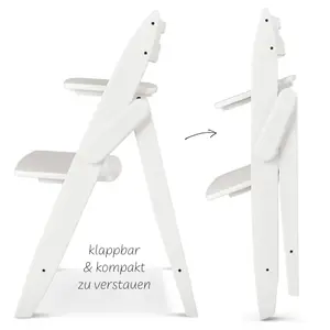 Folding high chair Moji Yippy Plain image-1