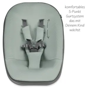 2-in-1 high chair for newborns Moji Yippy image-2