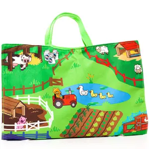 8410963205299-sac-a-main-molto-farm-animals-vert-40x27x8-cm