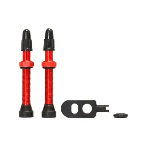 Set aus 2 Felgenventilen Momum TAV Round Base 44 mm