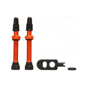 Set aus 2 Felgenventilen Momum TAV Round Base 44 mm