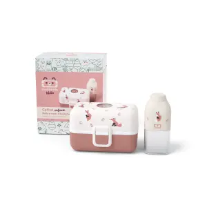Coffret bébé Monbento MB Trésor + MB Positive S - Raccoon