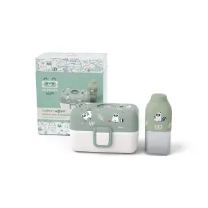 Coffret bébé Monbento MB Trésor + MB Positive S - Raccoon