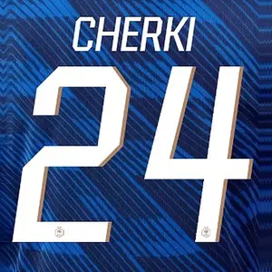 Flocage home France Coupe du Monde CHERKI #24 2026