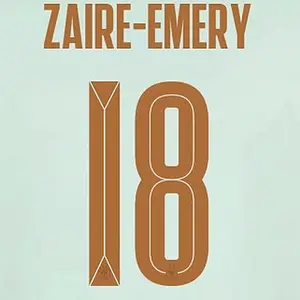 Flocage Away France Coupe du Monde ZAIRE-EMERY #18 2026