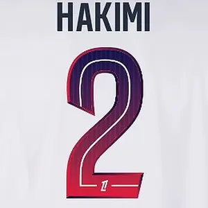 Flocage weg PSG Ligue 1 HAKIMI #2 2026/27