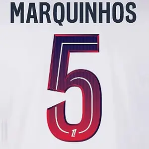 Flocage weg PSG Ligue 1 MARQUINHOS #5 2026/27